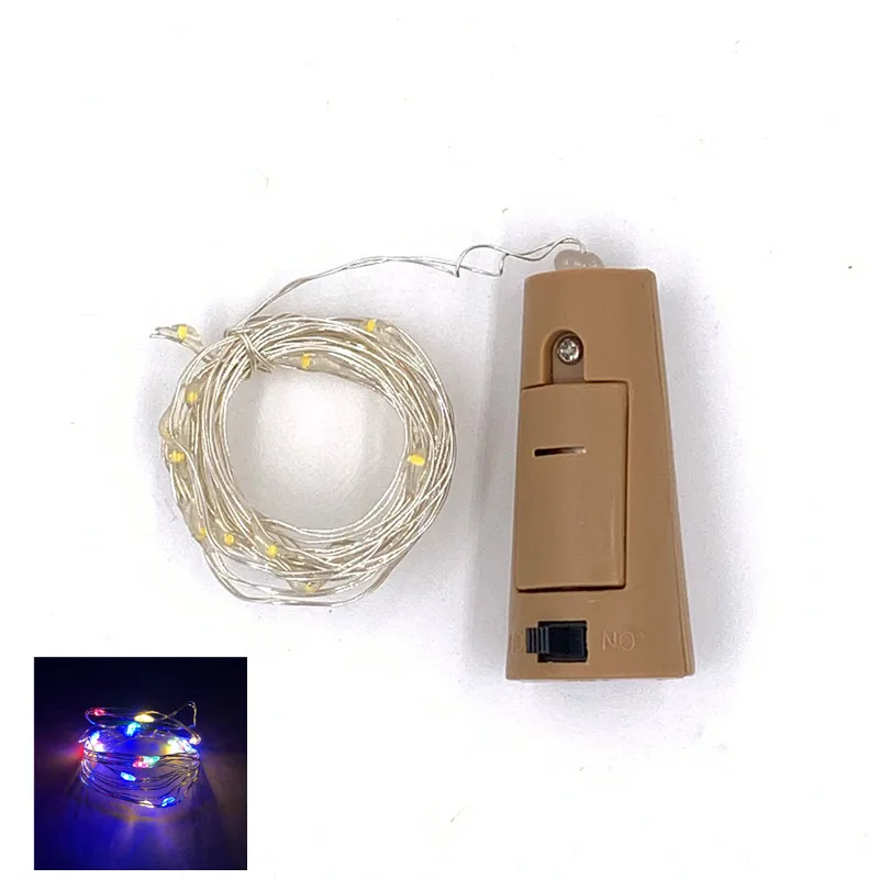 2M 20LEDs Mini LED Holiday String Lights Micro Waterproof Lamp Indoor Wedding Light for Home Decoration Christmas Glass Craft | Лампы и