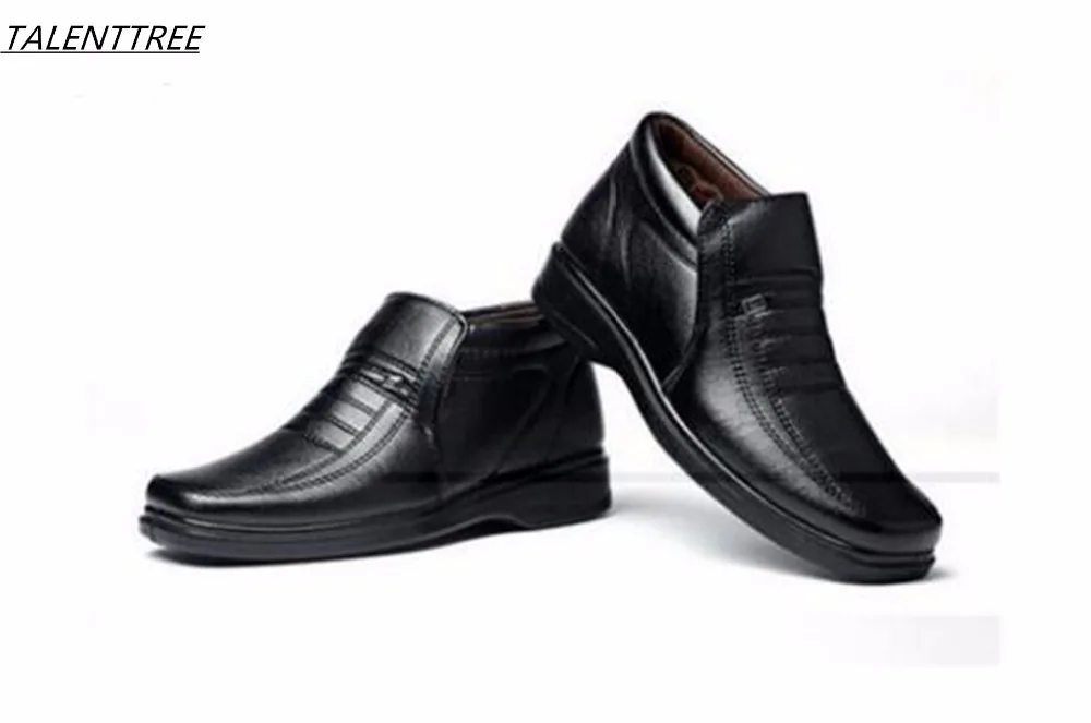 En Ligne Livraison gratuite 2018 d âge moyen et vieux hommes de coton chaussures ajouter laine chaud d hiver loisirs antidérapant papa mâle coton bottes de neige bottes