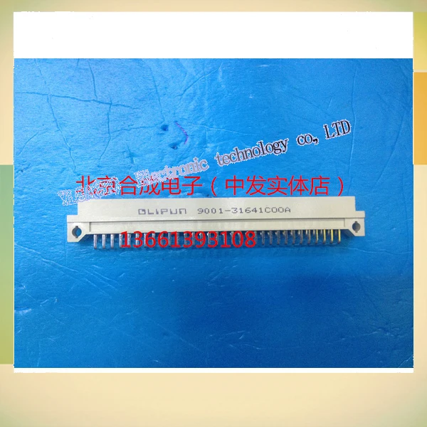 

European-style socket DIN41612 c00a 9001-31641 264 curved needle 2 row 64 2 * 32 p gold-plated Free shipping