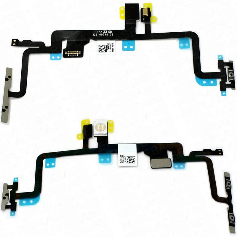 

Оригинальная новая кнопка включения и выключения питания, гибкий кабель для iPhone 7 Plus, 5,5 дюйма, переключатель громкости, гибкий кабель, сменные детали, 10 шт./лот