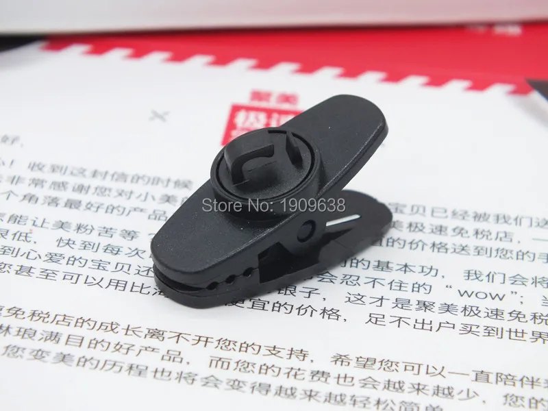 

4pcs New Black Clamps for MP3/4 and other headphones headset clamp clip for headphone cable clip earphone accessories
