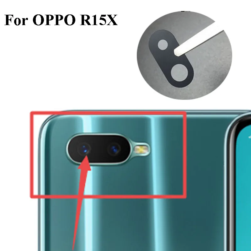 

Новинка для OPPO R15x задняя камера стеклянная крышка объектива для OPPO R15 x R15x запасные части с наклейкой OPPOR15x