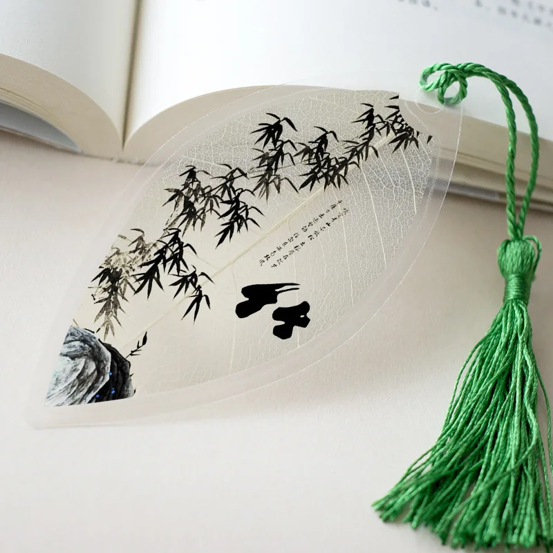 

handmade veins bookmarks Chinese wind chrysanthemum patterns