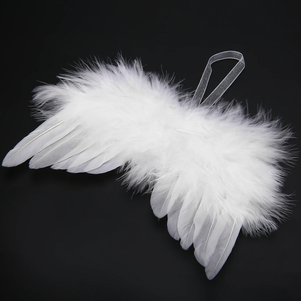 1pcs Mini Cute White Angel Feather Wing Decoration Wedding Christmas Tree Party Hanging DIY Ornaments