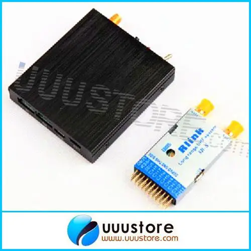 

30KM Long Range New Rlink 433Mhz 16-Channel 1W FPV UHF System Transmitter w/8 Channel Radio Receiver TX+RX Set