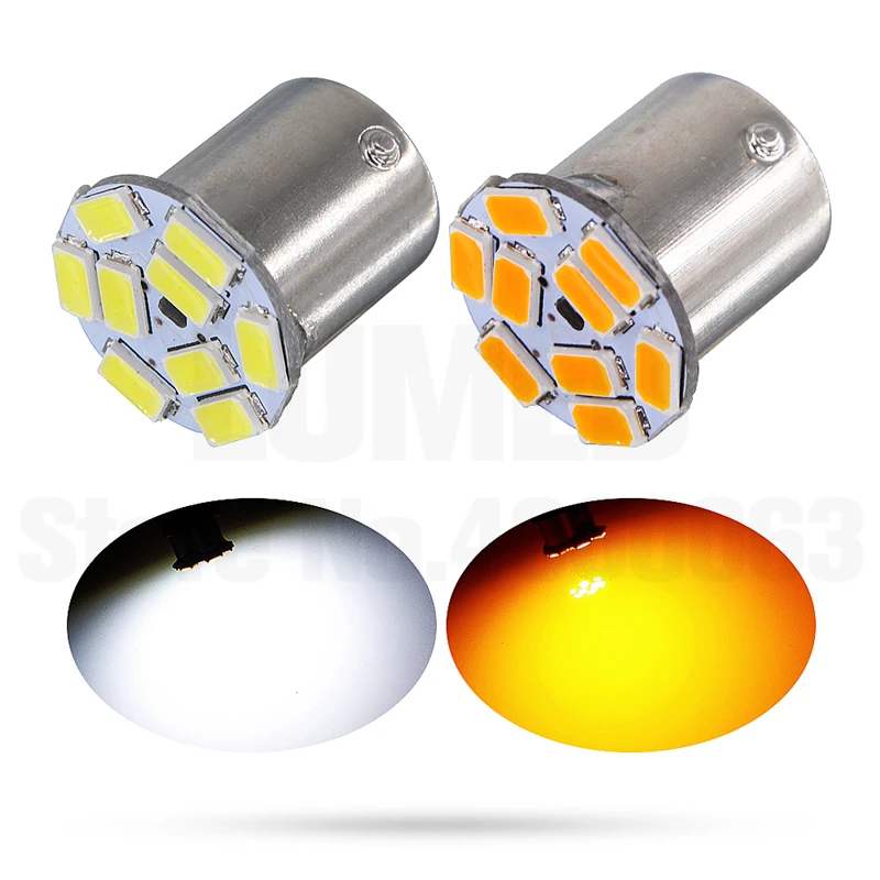 10x1156 BA15S P21W 9 Led 5630 Smd Автомобильная Хвостовая лампа тормозной светильник s обратная