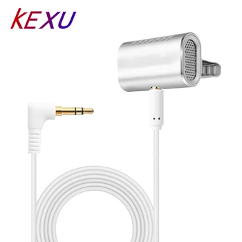 

KEXU Professional Lavalier Microphone Omnidirectional Condenser Microphone Clip-on Lapel Mics For Computer Camera Recorder