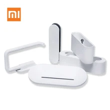 Xiaomi Mijia крючки HL Ванная комната 5 в 1 наборы мыло крючок для зубных щеток ящик для хранения телефона держатель для ванной комнаты душевая комната инструмент