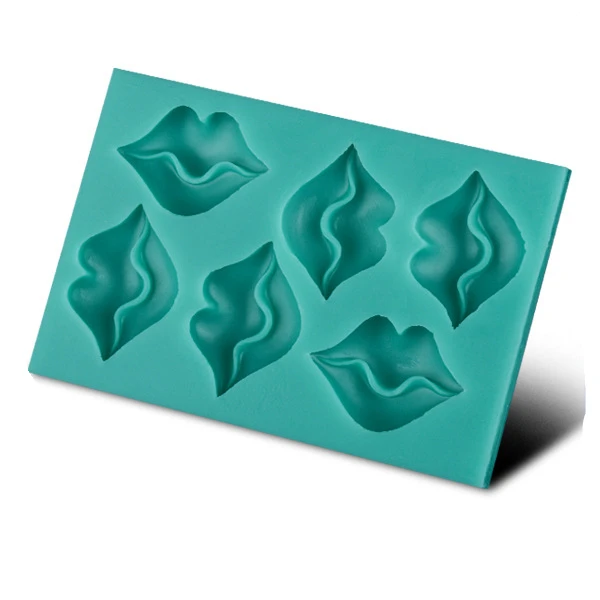 Lips Mouth Shape Instant Fondant Silicone Lace Mold Cake Baking Tools Decorating D318 | Дом и сад
