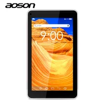 Лучший подарок ребенку 7 дюймов AOSON M751S-BS планшетный ПК Quad Core Android 8 ГБ 1024*600 Dual Cam WI-FI bluetooth fm Дети Pad Tablet игрушка