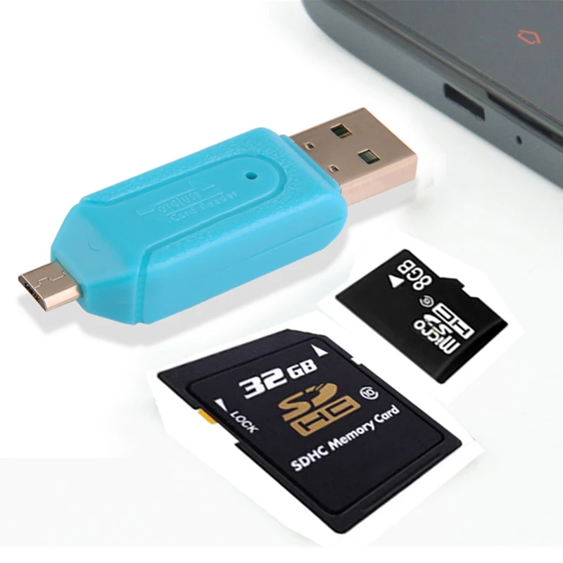 1pc Universal Card Reader Mobile phone PC card reader Mini USB OTG Card