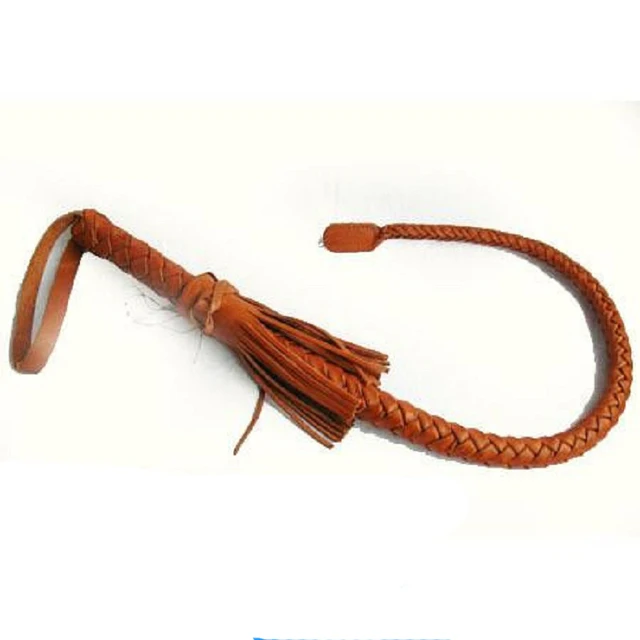 Horse Riding Whip Equestrian Leather Horsewhip SPORTSORION