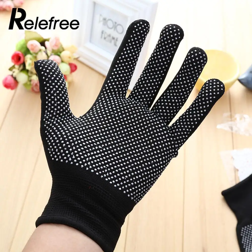 

2pcs 1Pair Slip-Resistant Gloves Point Plastic Gloves Nylon+PVC Dot Print Pattern Sided Double Beads Dustless Fishing Gloves