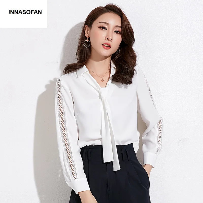 INNASOFAN OL Women's shirt Spring summer chiffon blouse