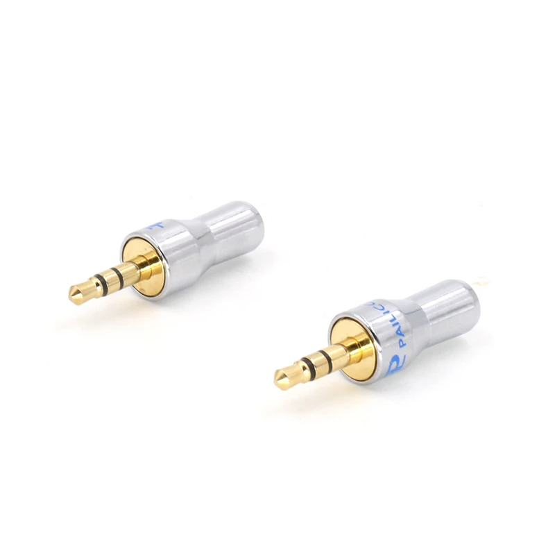 3Pins 3 5mm plug RCA Connector RCA plug 3 5 jack Stereo Headset Dual Track Headphone 5pcs lot