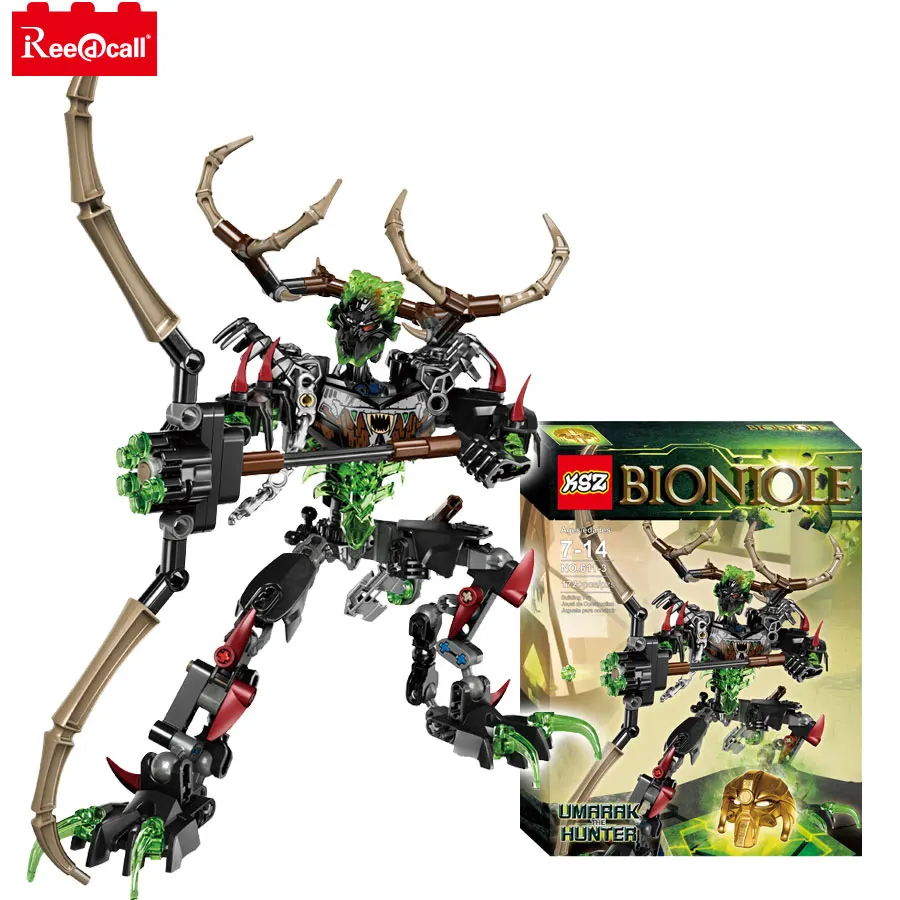 

Reedcall 172pcs Bionicle Umarak the Hunter 71310 Figures Building Block Toys Compatible Legoings