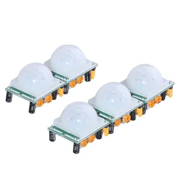 

5 Pack Hc-sr501 Pir Motion Ir Sensor Body Module Infrared For Arduino
