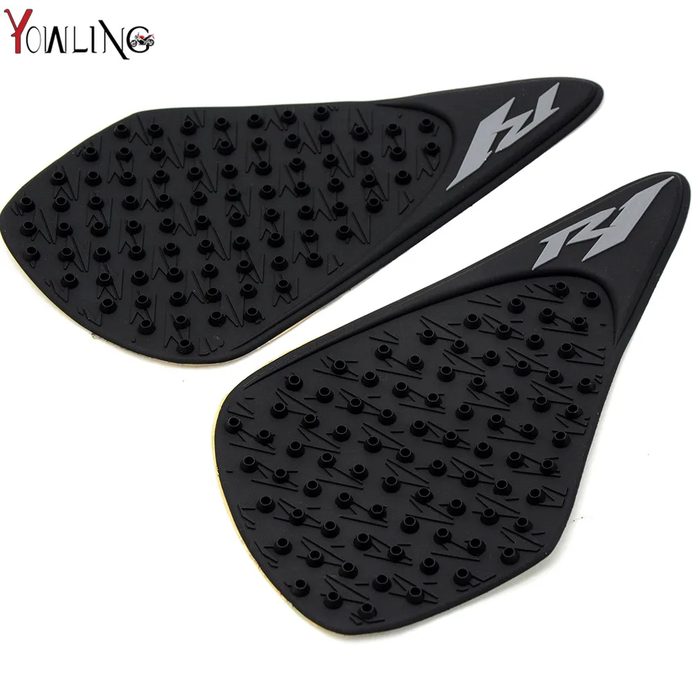 For Yamaha YZF R1 2007 2008  Motorcycle Tank Pad Protector Sticker Decal Gas Knee Grip Tank Traction Pad Side 3M YZF R1