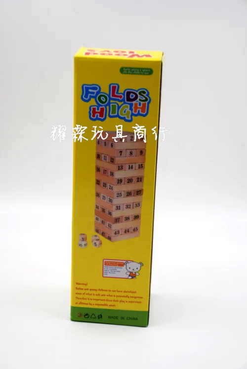 48 color layer stacking high lottery blocks large folds woods toys | Спорт и развлечения