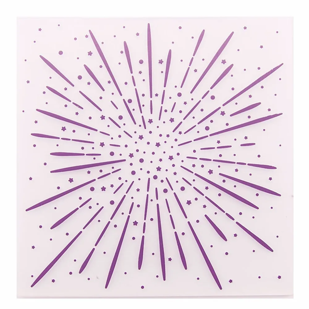 

Plastic Embossing Folder Template DIY Scrapbook Photo Album Card Making Decoration Craft Giddiness-S001