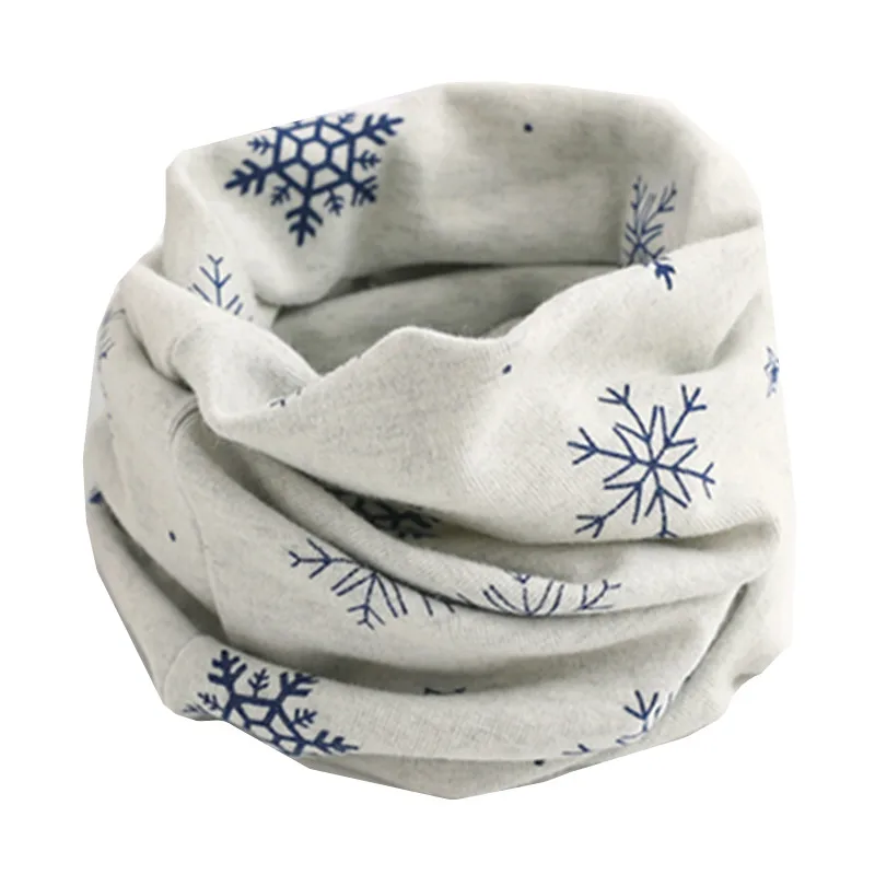 Модный хлопковый шарф для маленьких девочек, осенне-зимний мультяшный шарф для маленьких мальчиков, Детский круглый кольцевой ошейник, Детские шарфы, волшебный шейный платок - Цвет: 028