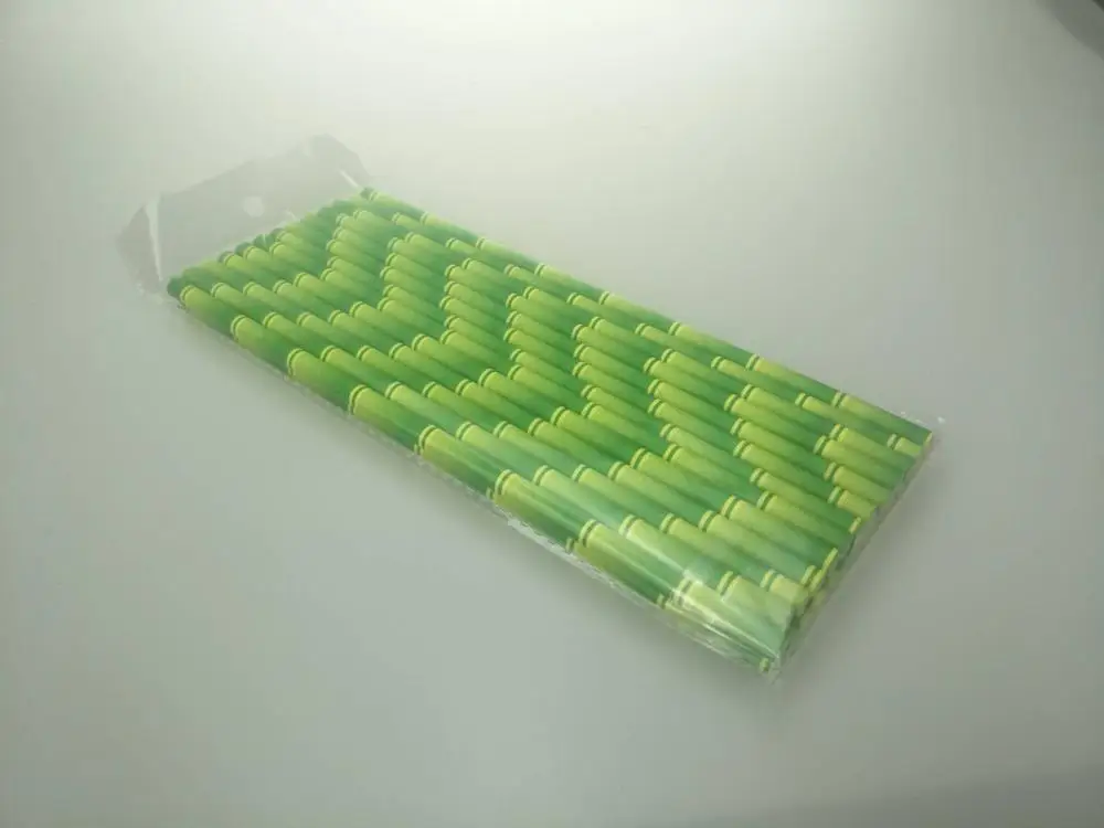 25 штук полихромовые бамбуковые бумажные пипетки разлагаемые бумажные пипетки одноразовая Пипетка для дня рождения