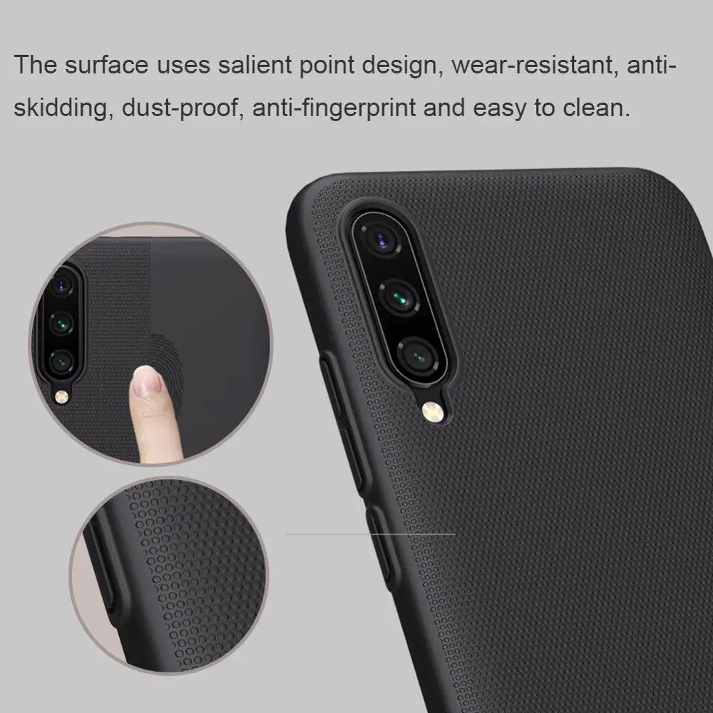 10 шт./лот Nillkin Супер Матовый Защитный чехол для Xiaomi Mi CC9e PC жесткий чехол для Xiaomi Mi A3 чехол