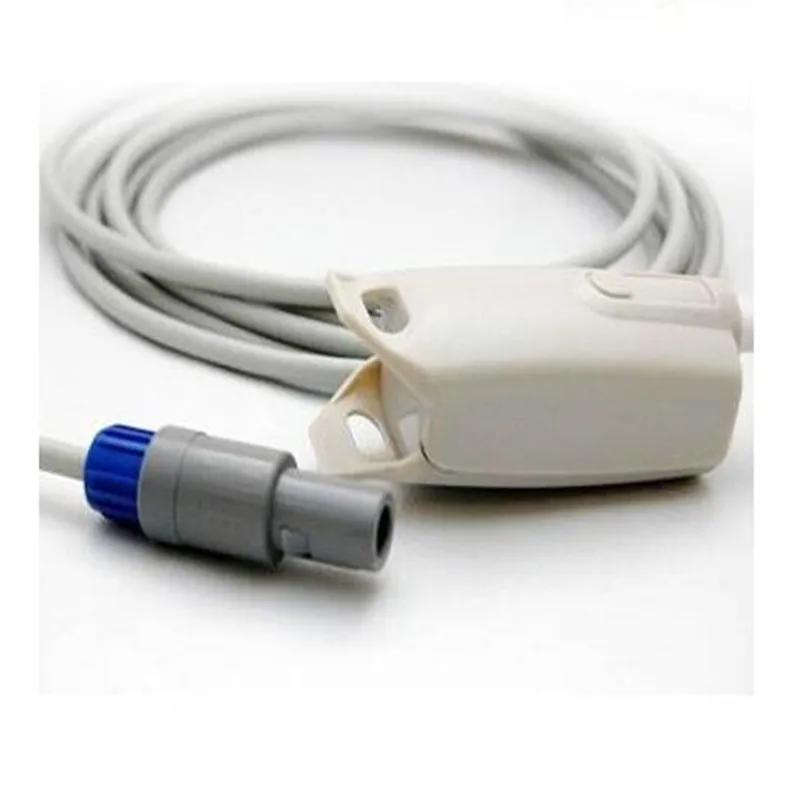 Compatibe for Mindray MEC1000/PM7000/8000/9000 Датчик Spo2 с зажимом для взрослых импульсный сенсорный
