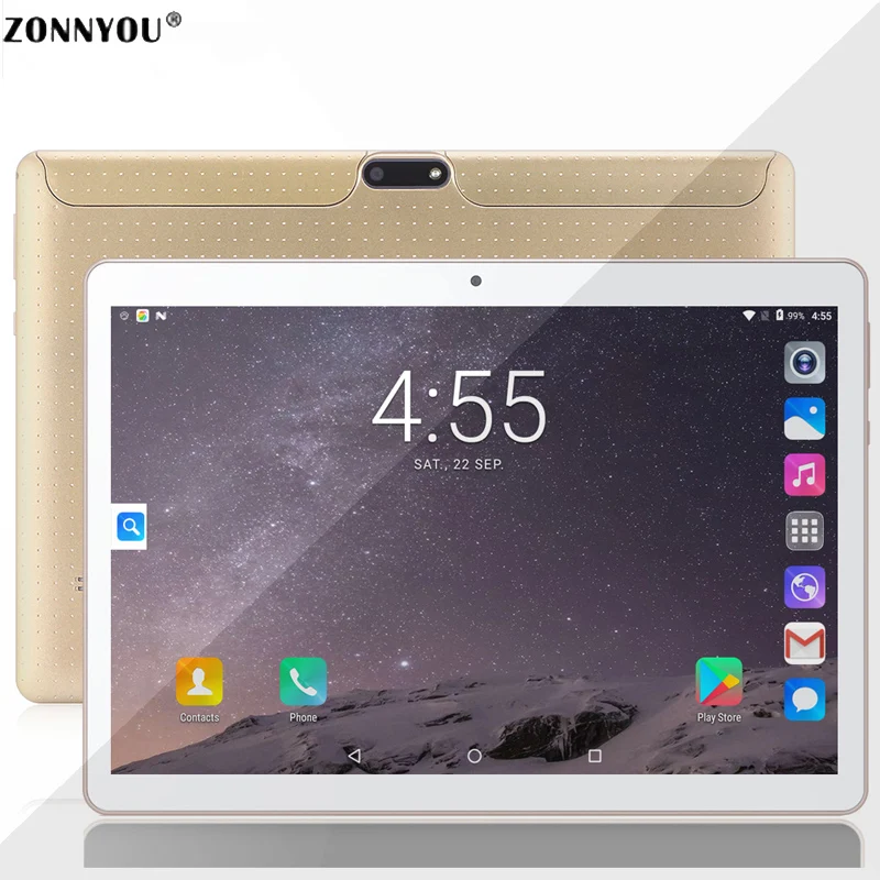 

10.1 inch Tablets Android 7.0 3G/4G Phone Call Tablet Octa Core 4GB RAM 64GB Dual SIM 5.0MP GPS Bluetooth 4.0 Wi-Fi Tablet PC