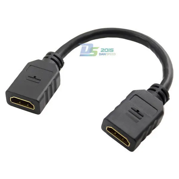 Danspeed 15 см HDMI Женский Удлинительный Кабель-адаптер для 3D HDTV 1080 P