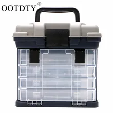 27*17*26 см 5 слоев PP+ ABS большой ящик для рыболовных снастей Высокое качество пластиковая ручка Рыболовная коробка Карп рыболовные снасти для рыбалки аксессуары