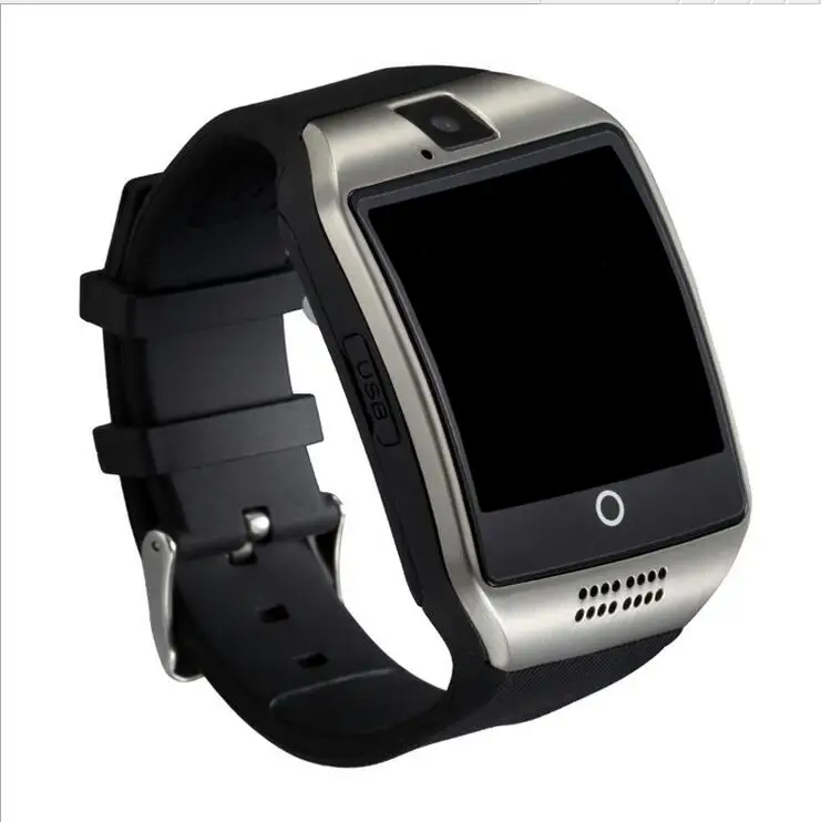 Smartch Bluetooth Смарт часы Q18 с камерой Facebook Whatsapp Twitter Синхронизация SMS Smartwatch поддержка SIM TF карты для IOS Android