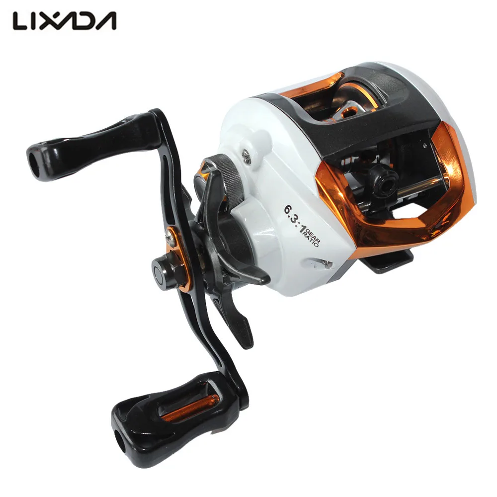 Lixada 12 + 1 шарикоподшипник катушка для ловли нахлыстом высокоскоростная заброса