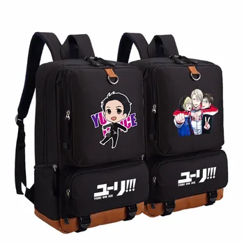 

WISHOT Anime YURI!!! on ICE backpack fashion casual backpack Men women's Student School Bags travel Shoulder Bag Laptop Bags