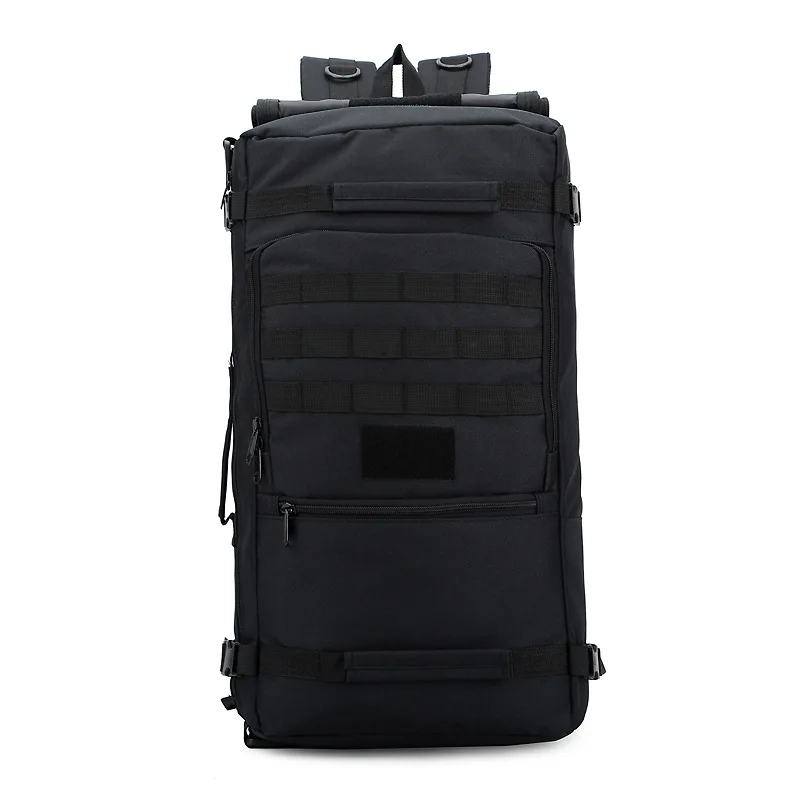 Molle 50L походный рюкзак, тактический военный рюкзак, тактические рюкзаки, камуфляжная походная сумка, спортивная сумка XA632WA - Цвет: Black