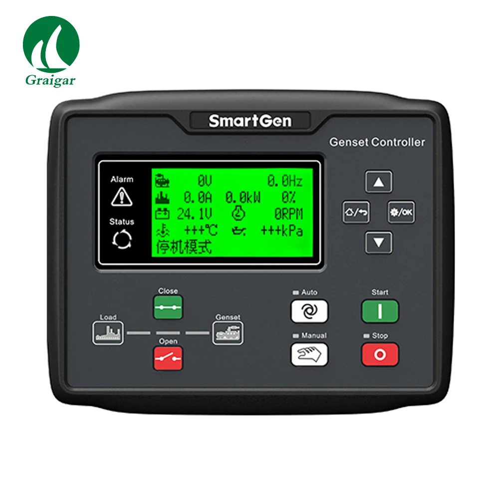 

Smartgen HGM6110NC Generator Controller Genset Automatic Controller with RS485 and USB Interface