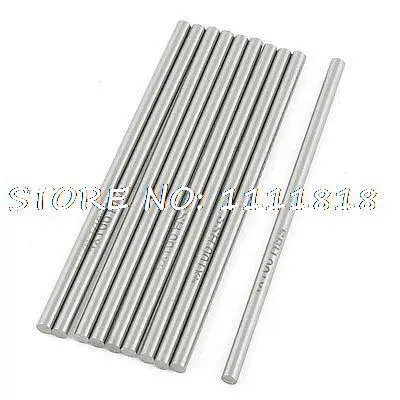 

10 Pcs 4mm Dia 100mm Long High Speed Steel HSS Lathe Bar Round Rod