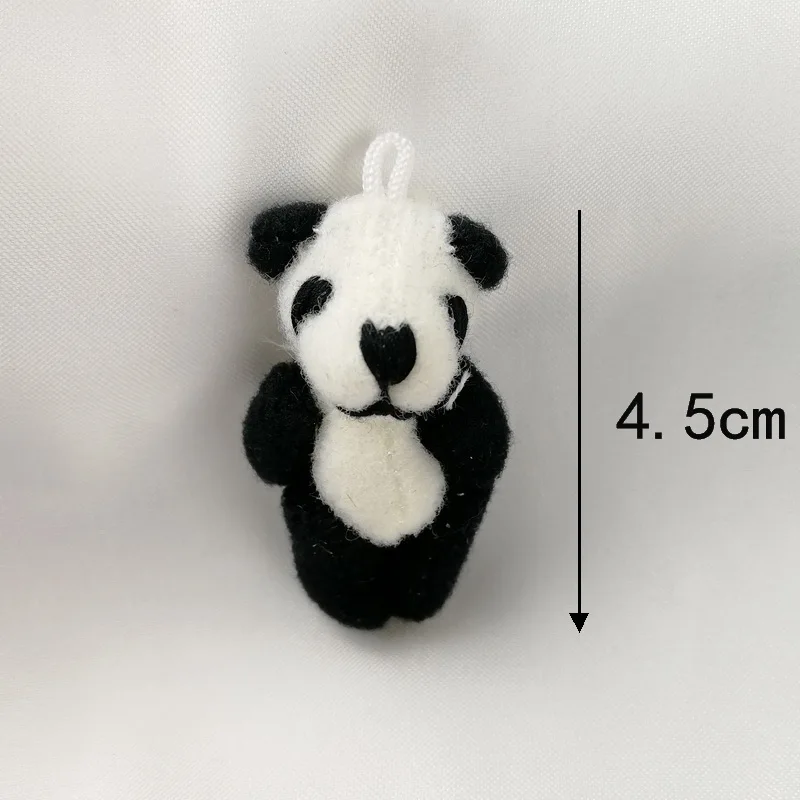 100 шт/лот шарнир панда плюшевая 4,5 см плюшевая Свадебная сборная кукла игрушка и коробки для дня рождения кукла игрушка панда плюшевые подарки для детей CMR013