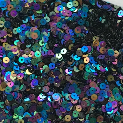 2000 قطعة (10g) AB ترتر أسود 4 مللي متر شقة جولة PVC الترتر Paillettes الخياطة الزفاف الحرفية ، ليلة الترفيه مكان اللباس المواد