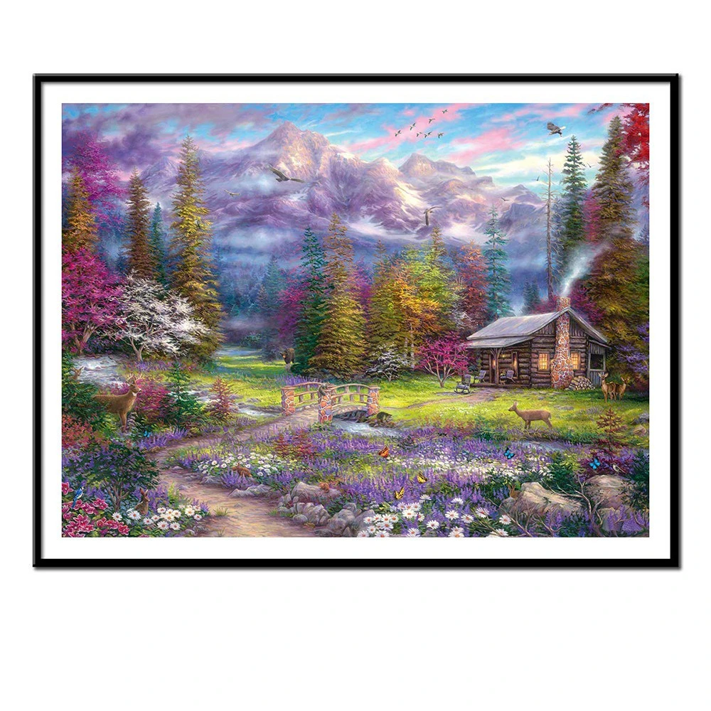 5D DIY Diamond Painting Full Drill Embroidery Cross Crafts Stitch Kit Home Decor