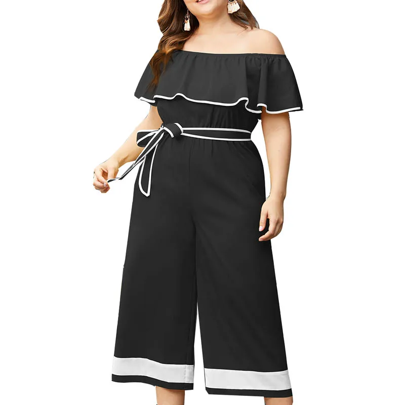 Летние комбинезоны 4XL 5XL 6XL 7XL объем груди 140 см талии 112-140 бедер женские большого