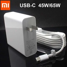 Xiaomi mi USB-C Адаптер зарядного устройства 45 Вт 65 Вт адаптер type-C штекер зарядного устройства type c для Xiao mi laptop air 13 pro 15 mi PAD 4 Plus