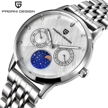 

PAGANI DESIGN Brand Lady Fashion Quartz Watch Women Waterproof 30M shell dial Luxury Dress Watches Relogio Feminino xfcs