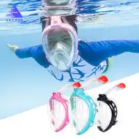 Safe and Waterproof Underwater Scuba Anti Fog Full Face Diving Mask Snorkeling Set Respiratory Masks Children / Adult Glasses