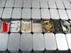 Free Shipping+Wholesale plain silver tin box,rectangle tea candy business card usb storage box case,200pcs/lot ► Photo 1/5