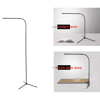 

Multifunctional modern floor lamp white and warm white LED dimmer USB table lamp reading vertical Desk Lamp