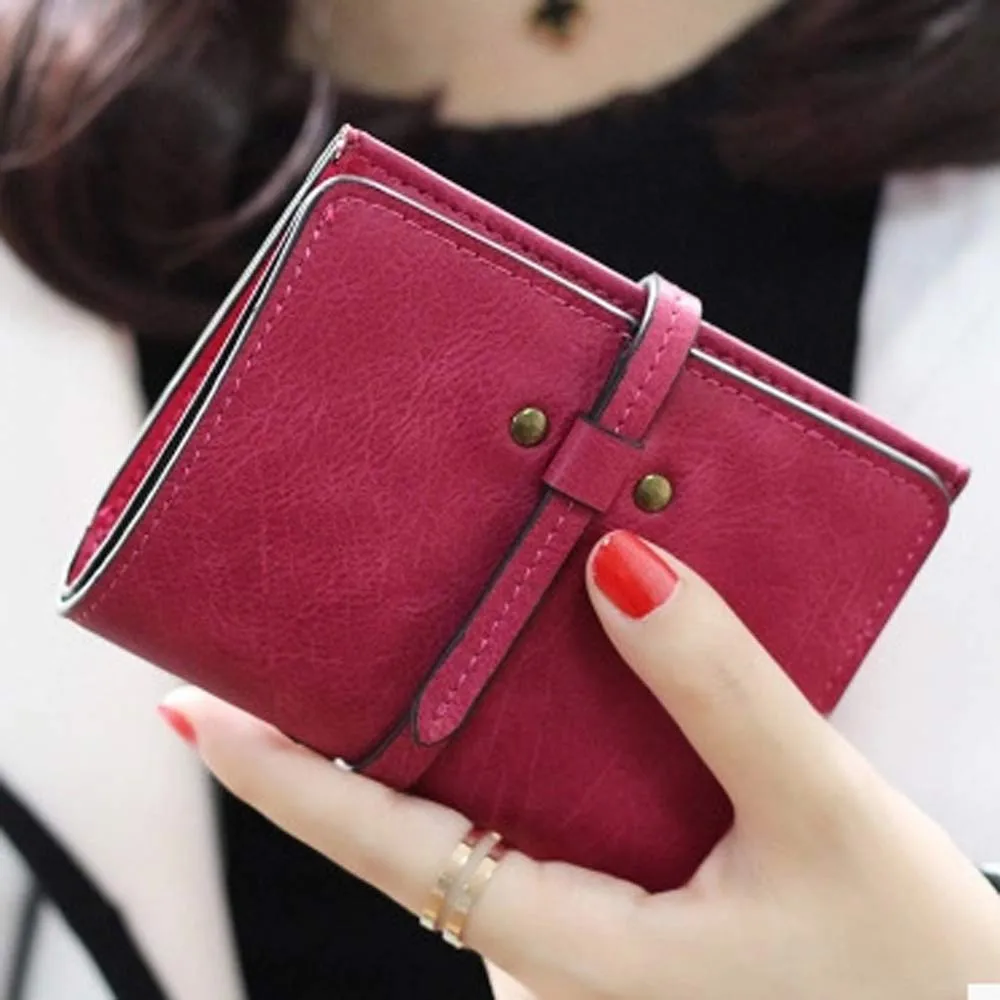Excellent Quality Women Short Wallets Ladies Small Wallet Coin Purse