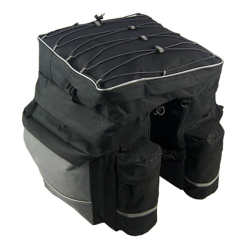 

Waterproof 600D Bicycle Pannier Rear Seat Bag Bike Cycle Tail Rack Storage Pouch