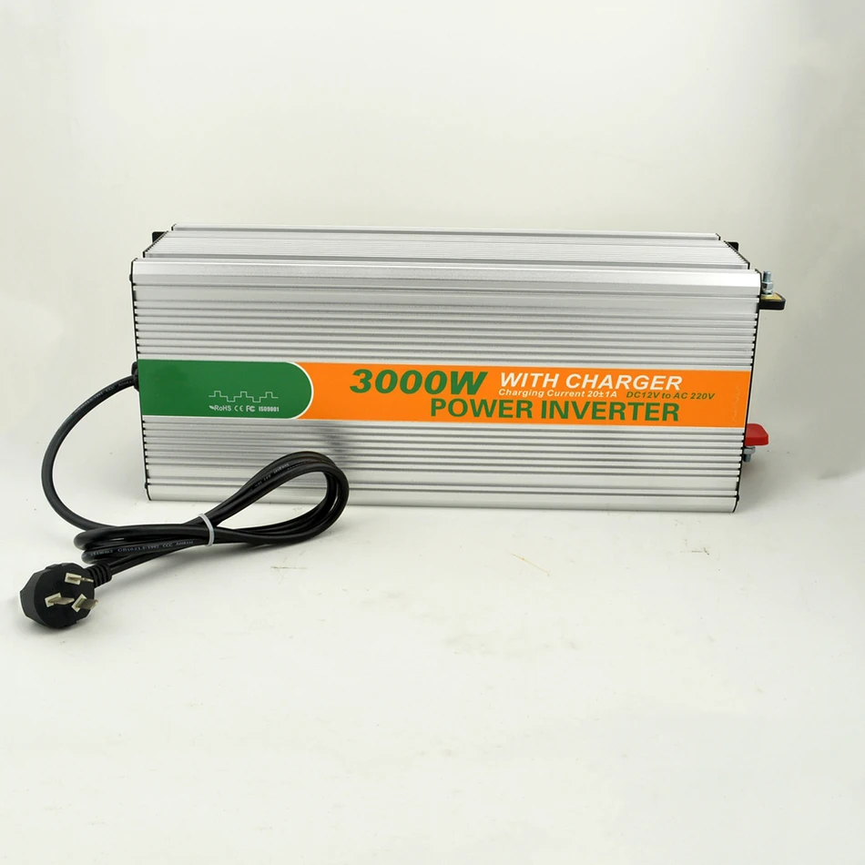 3000w DC 24V to AC 220V charger modified LED sine wave power inverter household 3000 watt invertors M3000-242G-C mkm2000 242g c modified sine wave professional dc ac 2000 watt power inverter 24v to 220v electrical inverters with charger