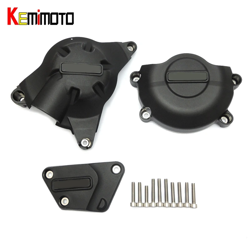

KEMiMOTO For YAMAHA YZF R6 Motorcycle Racing Engine Cover Set Protector Guard for Yamaha YZF-R6 2006-2016